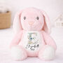 Personalised Flower Girl Thank You Bunny Plush Toy, thumbnail 1 of 3