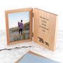 Engraved Father's Day Bear Book Photo Frame, thumbnail 2 of 2