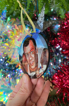 Bruce Willis Die Hard Christmas Decoration, 6 of 6