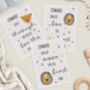 Personalised Baby Milestone Cards, thumbnail 2 of 4