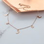 Rose Gold Plated Sterling Silver Star And Moon Choker, thumbnail 1 of 2