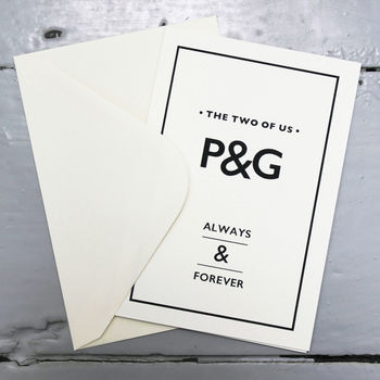 Always And Forever Personalised Card, 3 of 4