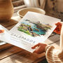 Galapagos Islands Ecuador Illustrated Travel Art Print, thumbnail 4 of 7