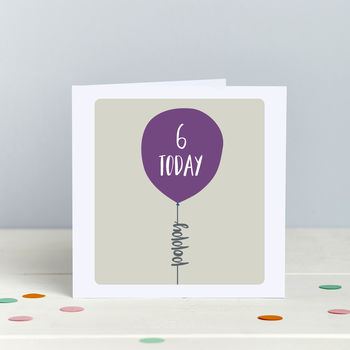 Birthday Any Age Personalised Card, 6 of 7