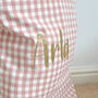 Personalised Christmas Sack Pink, thumbnail 4 of 5