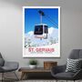 St. Gervais Ski Resort Poster, thumbnail 2 of 6