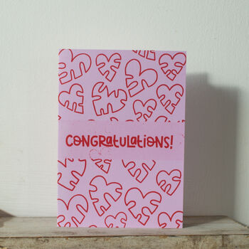 Monstera Leaf Inspired Congratulations Card, 3 of 11