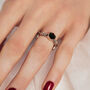 Snakes And Onyx Ring, thumbnail 1 of 5