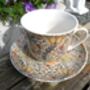 Large Cup And Saucer In William Morris Flora Design, thumbnail 2 of 8