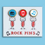 Radiohead Lapel Pin Badge Collection, thumbnail 1 of 5