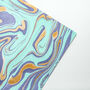 Three Sheets Of Hand Marbled Wrapping Paper, thumbnail 5 of 11