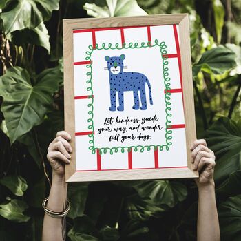 Let Kindness Guide Your Way Nursery Print, 5 of 7