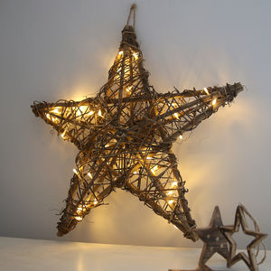 wicker star light