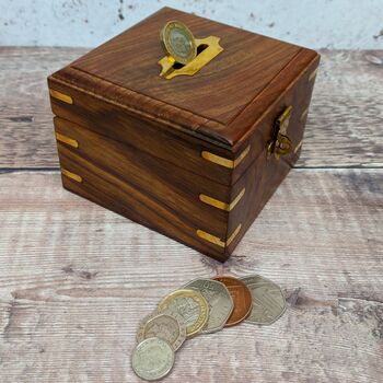 Wooden Money Box, 6 of 8