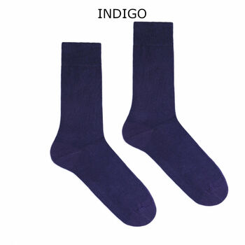 100% Pure Organic Cotton Luxury Single Colour Socks, 7 of 11