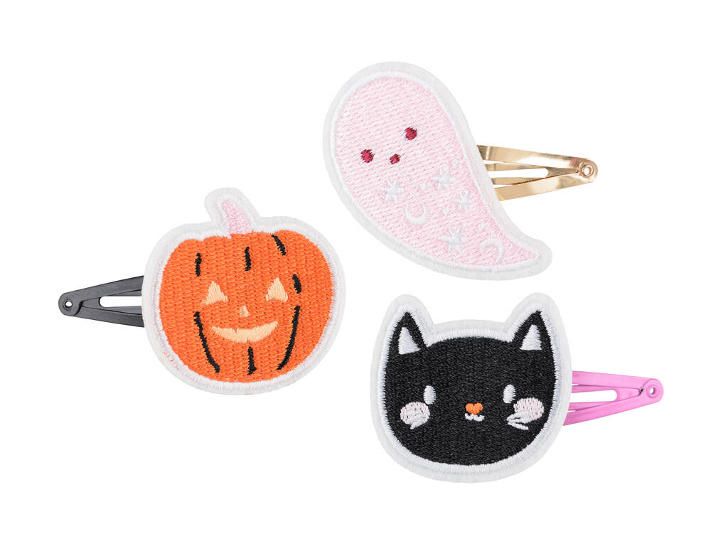Halloween Theme Hair Clips X Three By Little Big Party Co.
