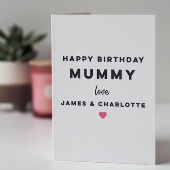 Personalised Happy Birthday Card For Mummy, 4 of 5