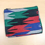 Handwoven Nepali Dhaka Purse, Fair Trade Zipper Pouches, Colourful Bags, thumbnail 1 of 9