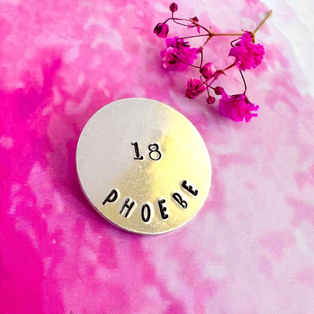 18th Birthday Milestone Pocket Token Keepsake, 1 of 6