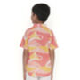 Candy Escape Printed Cotton Shirt, Pink And Yellow, thumbnail 4 of 11