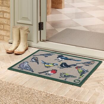 Hug Rug Outdoor Birdwatcher Door Mat, 2 of 4