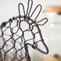 Farmhouse Chicken Wire Kitchen Egg Basket, thumbnail 4 of 6