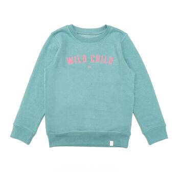 Personalised Wild Child Sweatshirt For Girls And Boys, 5 of 9