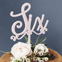 Decorative Personalised Number Birthday Cake Topper, thumbnail 7 of 9