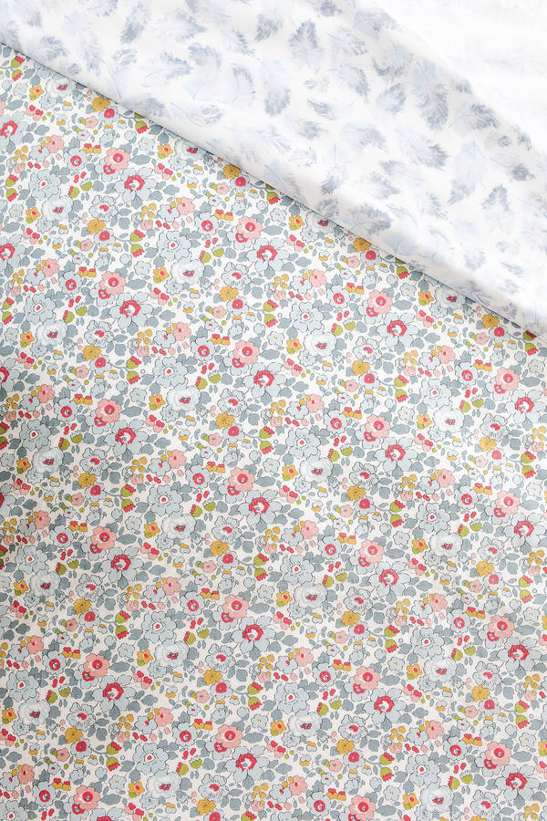Bedding Set In Liberty Print Betsy By Poppy And Honesty