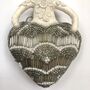 Beaded Christmas Tree Topper 'Pearl', thumbnail 3 of 8