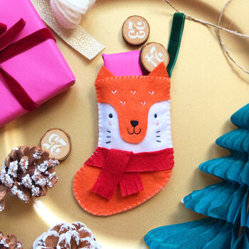 Sew Your Own Felt Stocking Friends Set, 5 of 12