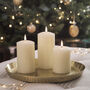 Set Of Three Rechargeable Tru Glow Wax Pillar Candles, thumbnail 6 of 11