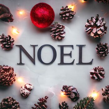 Noel Christmas Mantlepiece Fireplace Decoration Sign, 10 of 10
