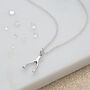 Sterling Silver Wishbone Necklace, thumbnail 1 of 7