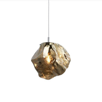 Magma Bronze Glass Pendant Light, 6 of 6