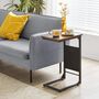Set Of Two C Shaped End Side Table With Fabric Bag, thumbnail 5 of 10