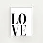 Love One Wall Print, thumbnail 3 of 5