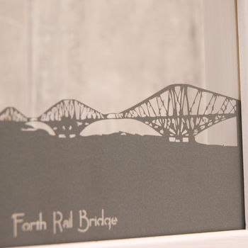Forth Rail Bridge Mini Papercut, 2 of 7