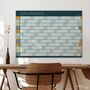 2024 Wall Planner Calendar A2 Coastal Blues, thumbnail 1 of 3