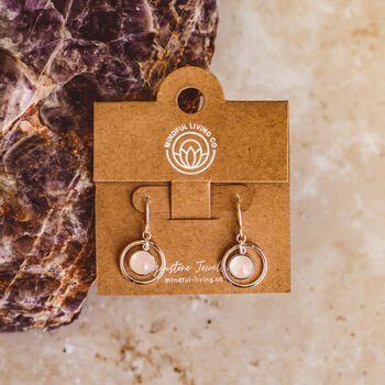Crystal Hoop And Dangle Earrings – Silver Plated, 6 of 10