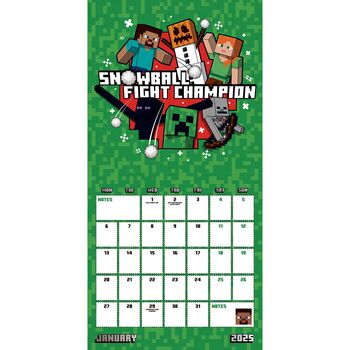 Official Minecraft 2025 Personalised Calendar, 2 of 4