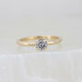 'Giselle' Salt And Pepper Diamond Engagement Ring, thumbnail 1 of 11