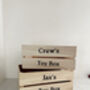 Large Personalised Wooden Storage Box, thumbnail 6 of 8