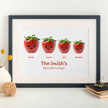 Strawberry Family Print, 2 of 5