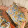 Vintage Floral Organic Cotton Double Duvet Cover, thumbnail 1 of 6