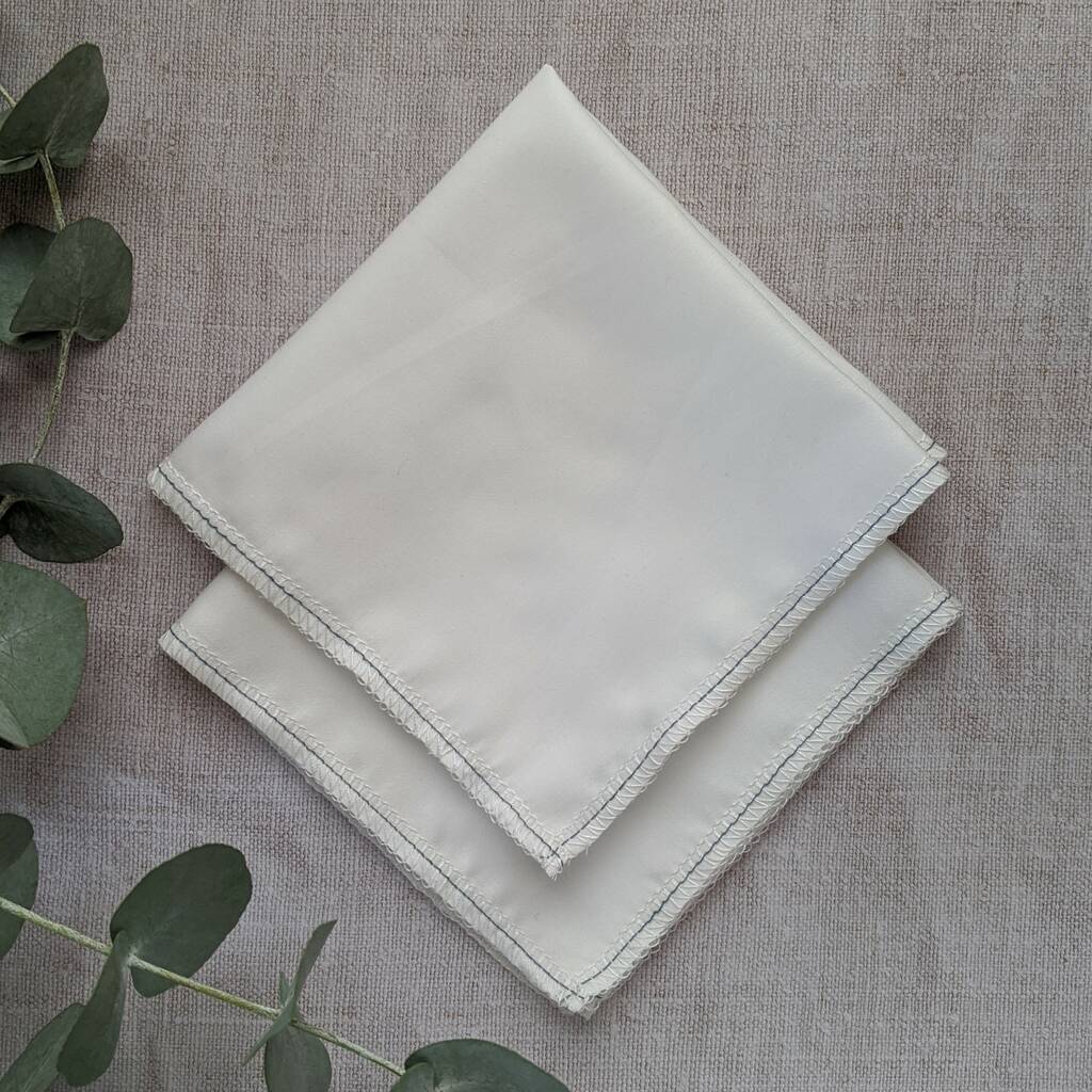 Organic Cotton Handkerchief Pair, 1 of 6