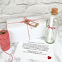 Personalised Valentines Gift Message In Bottle, thumbnail 1 of 7