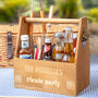 Personalised Picnic Caddy With Bottle Opener, thumbnail 1 of 11