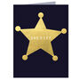 Mini Gold Foiled Sheriff Card, thumbnail 2 of 5