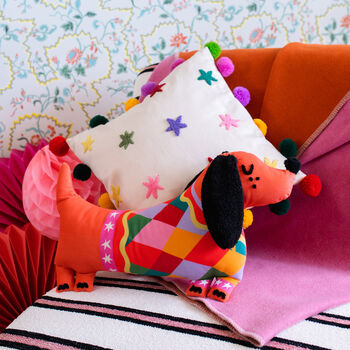 Tufted Dog Cushion, 3 of 3